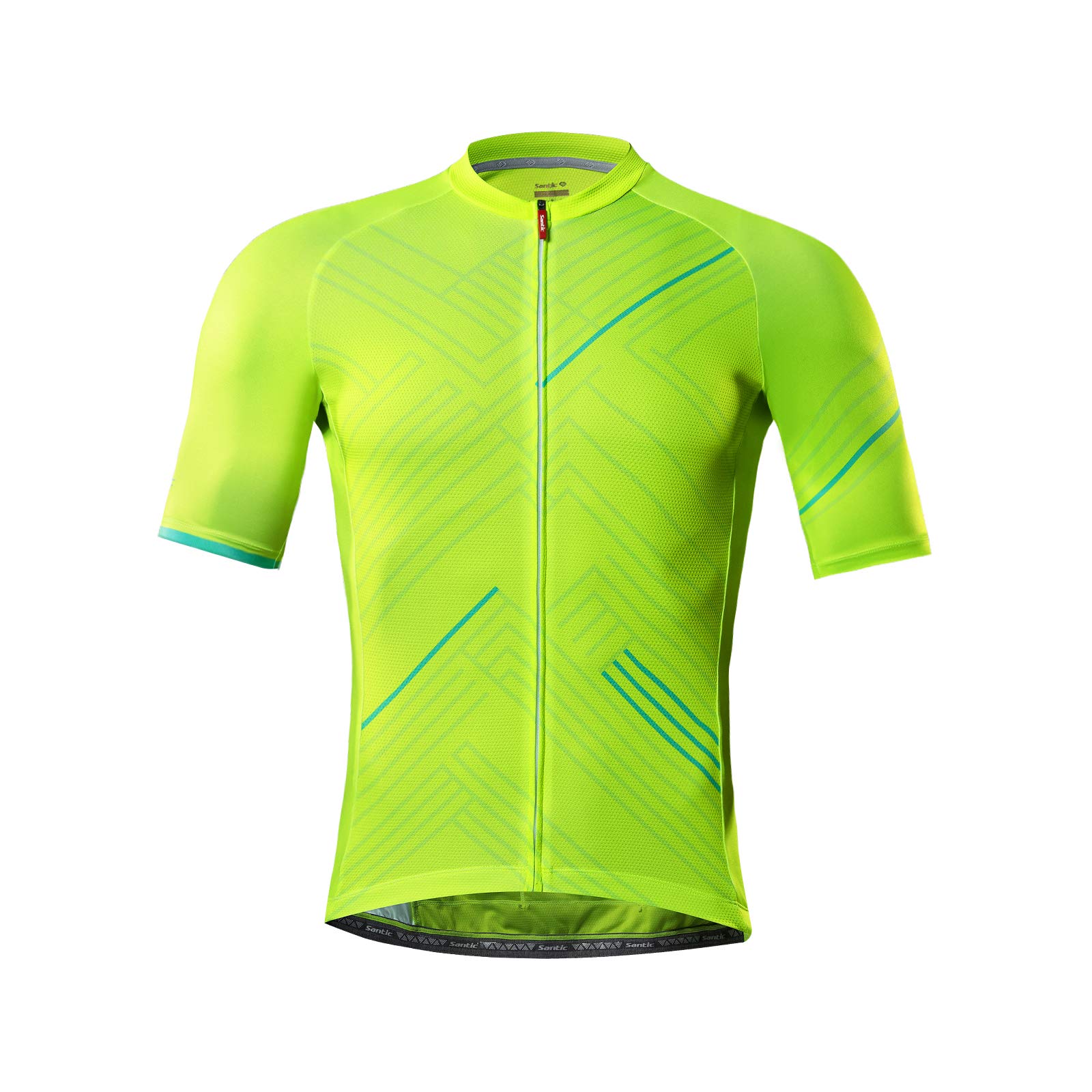 Santic Maillot Ciclista Hombre Top Ciclismo Bicicleta Bici Transpirable Secado Rápido Reflectante Jersey Ciclista Yorkson — view 6