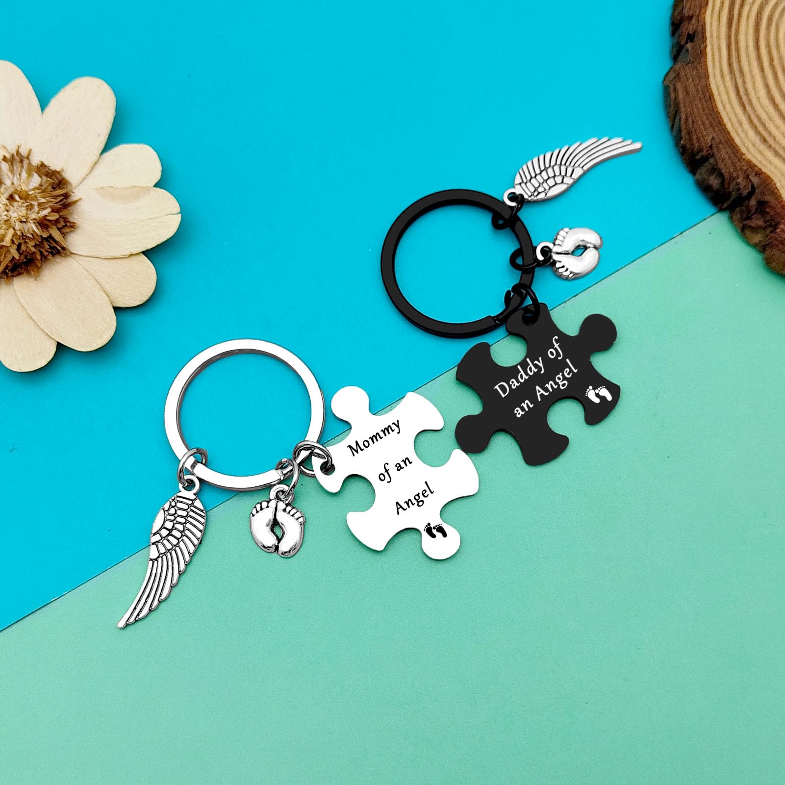 Dabihu Loss Memorial Keychain Loss of Baby Memorial Gift Sympathy Gift for Infant Lost Pregnancy Baby Miscarriage Jewelry Remembrance Grieving Gifts Sympathy Gifts for Parent Miscarriage Keepsake