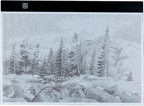 Miniatura 3 de ArtBeek Caja de luz LED de tamaño B4, almohadilla de luz ultrafina de 0.197 in, tablero de seguimiento de arte USB para copia de bocetos y trabajo