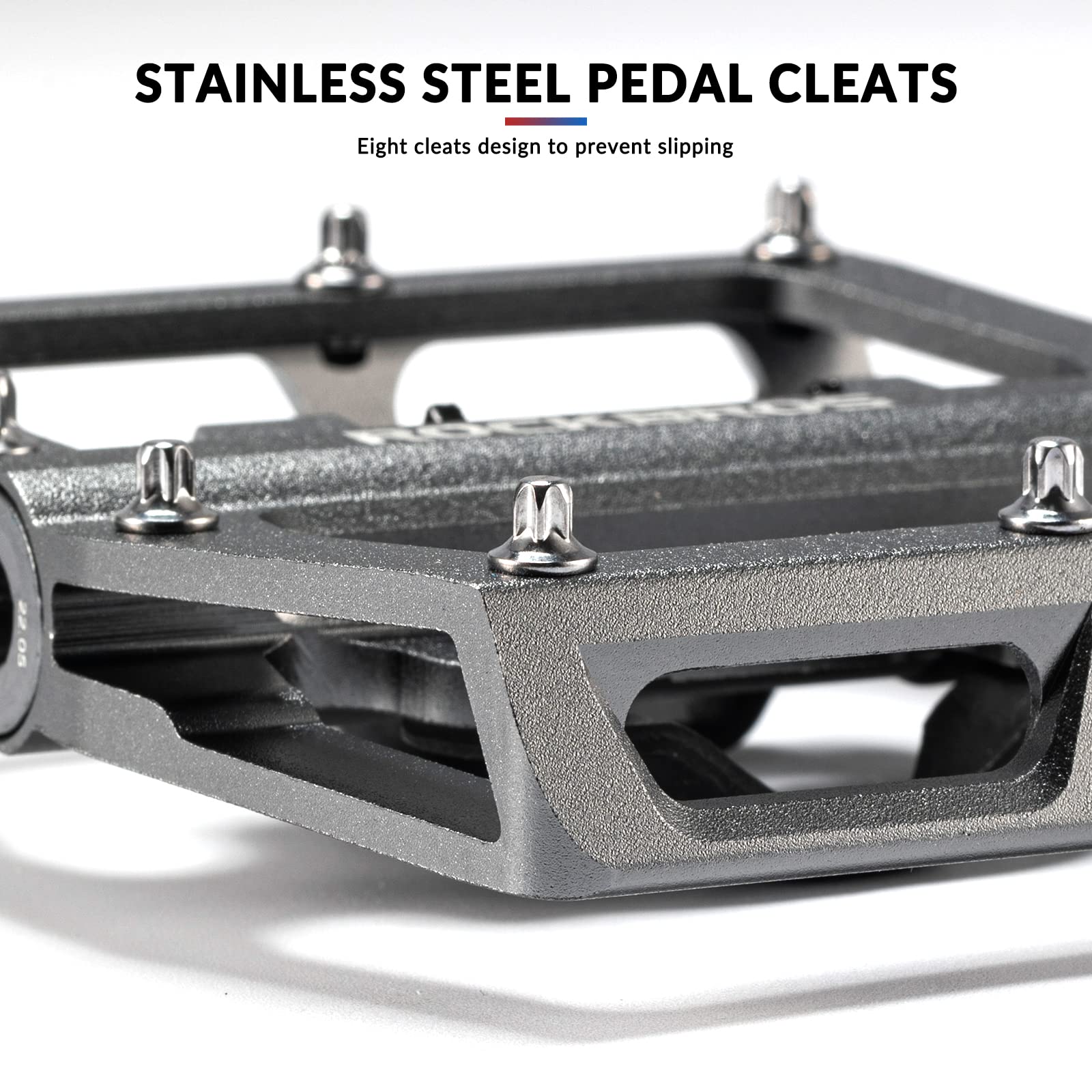 Pedali MTB SPD ROCKBROS 9/16" - Doppia Faccia Con Piattaforma E Aggancio, Leggeri In Alluminio