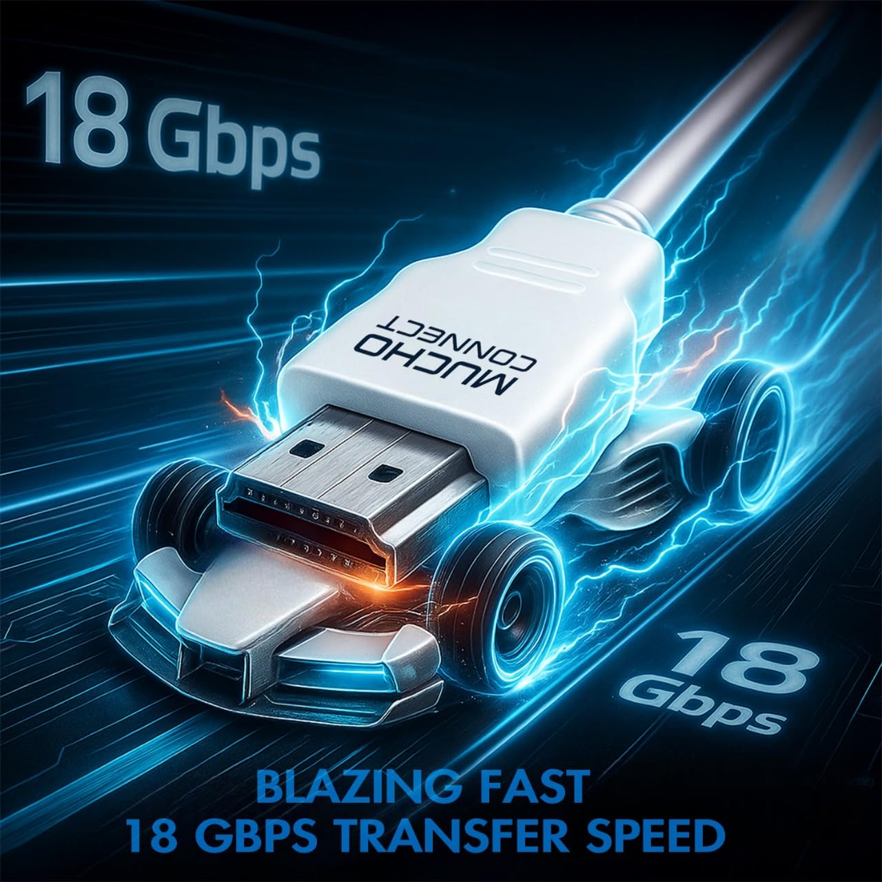 8K HDMI Cable - Ultra High Speed for PS5, Xbox & More -7