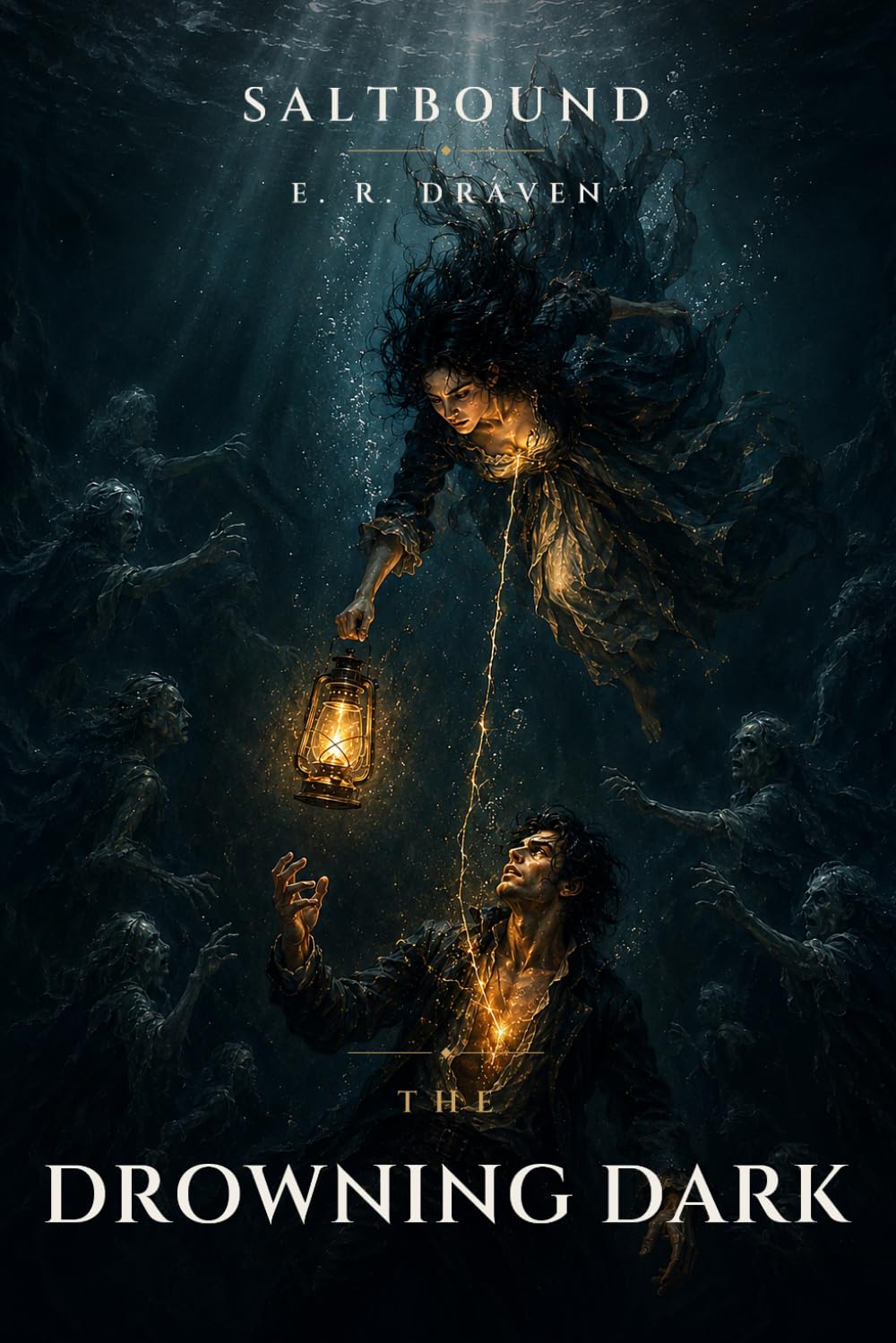 THE DROWNING DARK: A SLOW BURN GOTHIC PARANORMAL ROMANCE (SALTBOUND)