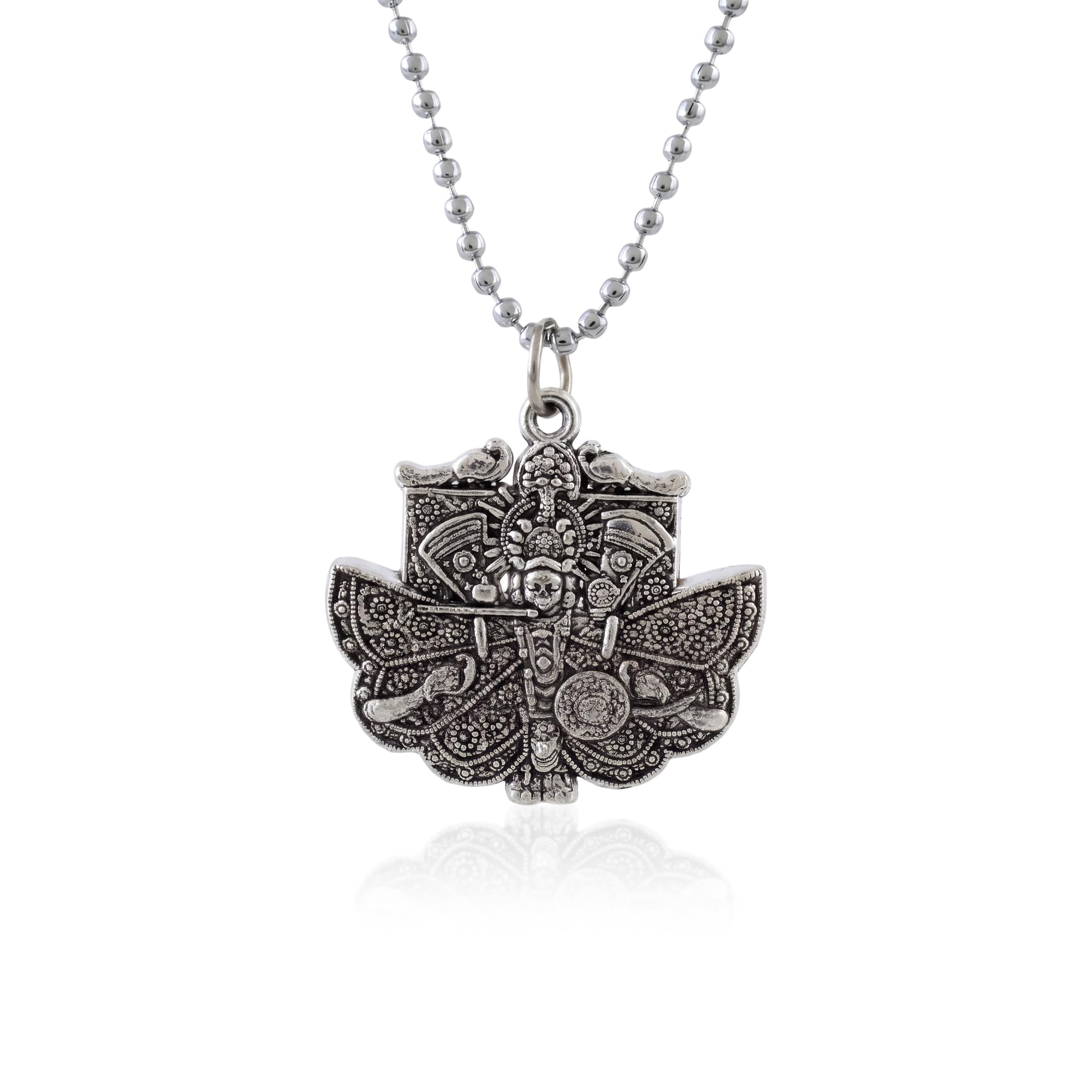 morir Silver Plated Brass God Sanwariya Seth Lord Krishna Pendant Necklace-picture-21