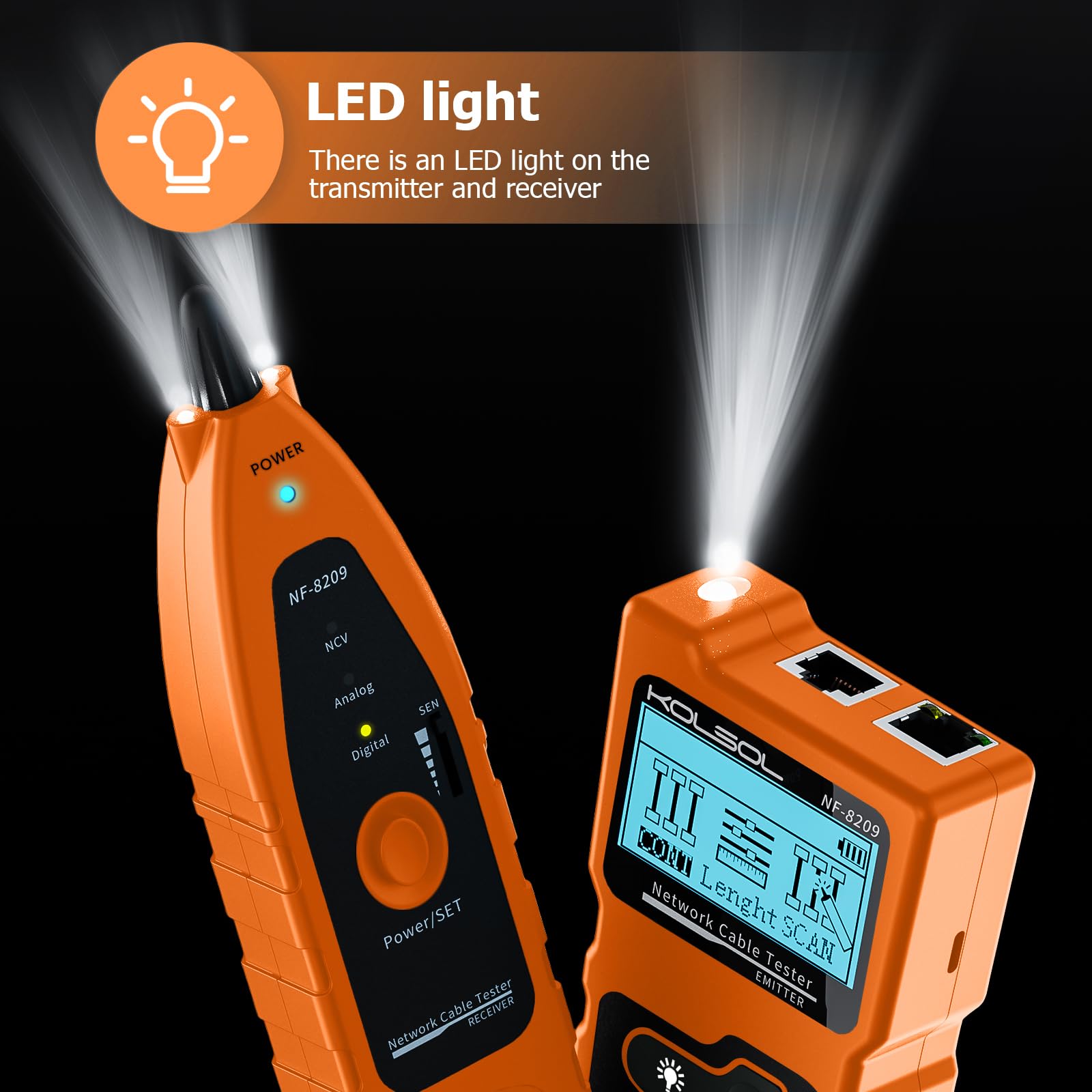 Network Cable Tester - PoE & Fault Detection -6 Network Cable Tester - PoE & Fault Detection -6