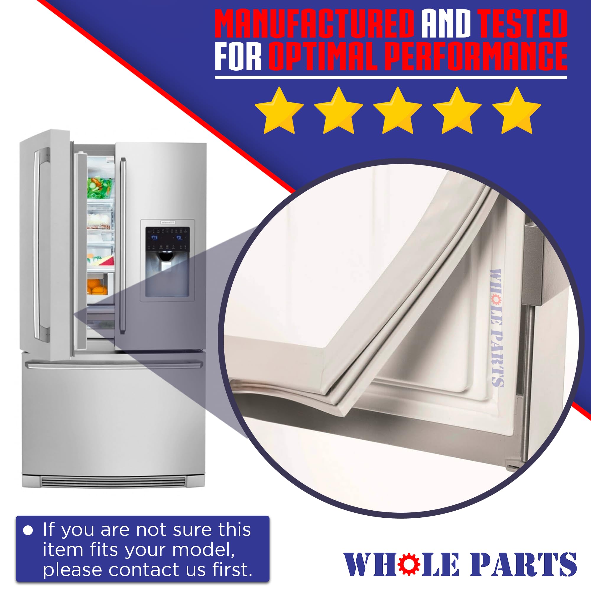 Whirlpool French Door Refrigerator Gasket At Ellen Hannan Blog