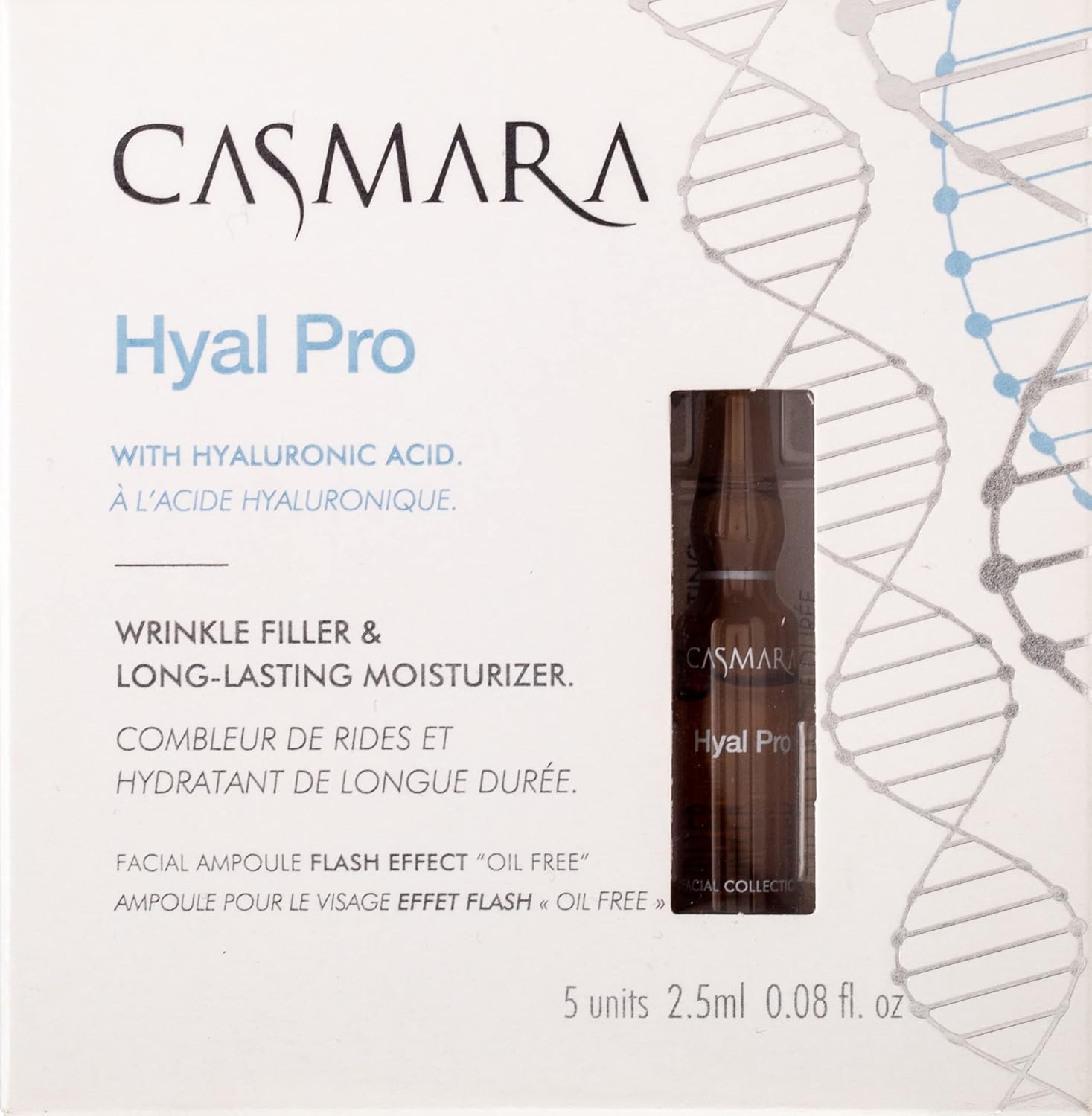 Casmara HYAL PRO Facial Ampoules Flash Effect pouch 5 units