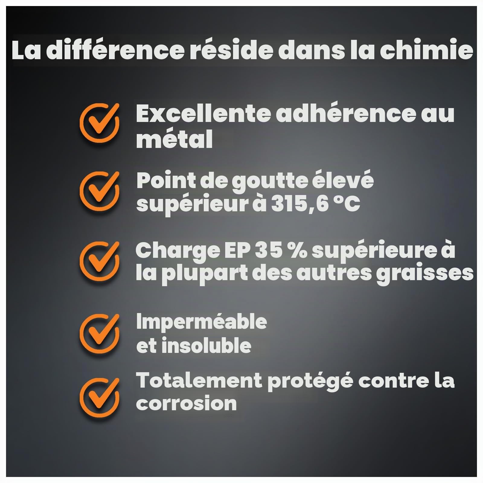 Graisse TRIAX Spheron, Super Résistante, Rouge, Haute Température 204°C, Ultra Adhérent, Extrême Pression; pour la: Sellette Camion, les Joints, les Pivots, les Roulements de Roues et le Châssis