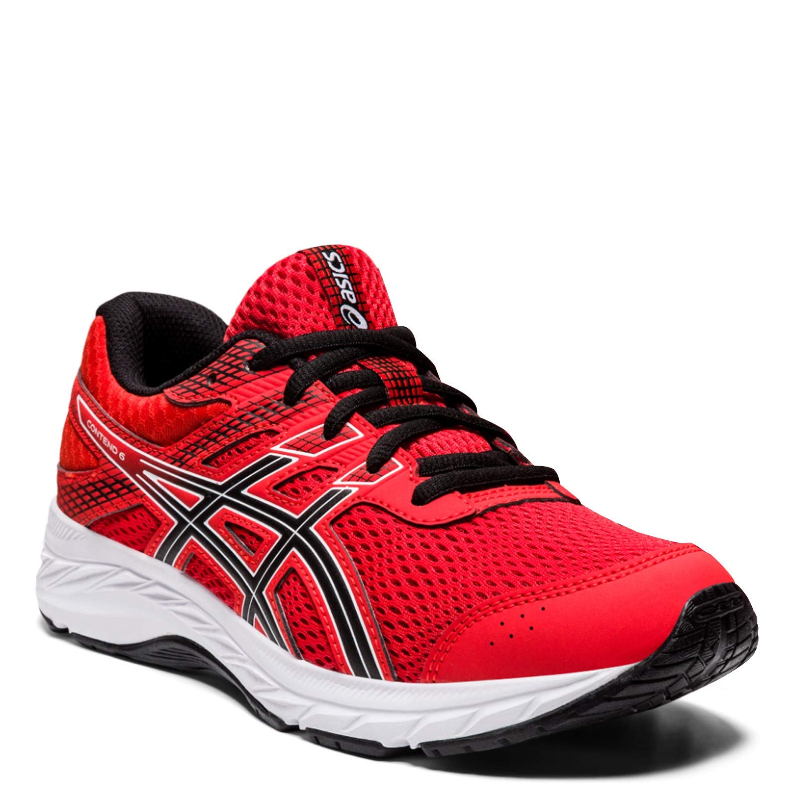 ASICS Kids Contend 6 GS, Fiery Red/Black, 1 Little Kid