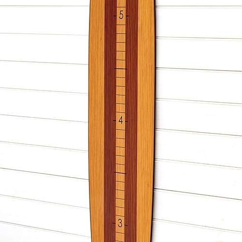 Miniatura 5 de Tabla de crecimiento de reglas de madera para niños, niños y niñas, tabla de altura para pared, decoración de pared de guardería infantil y