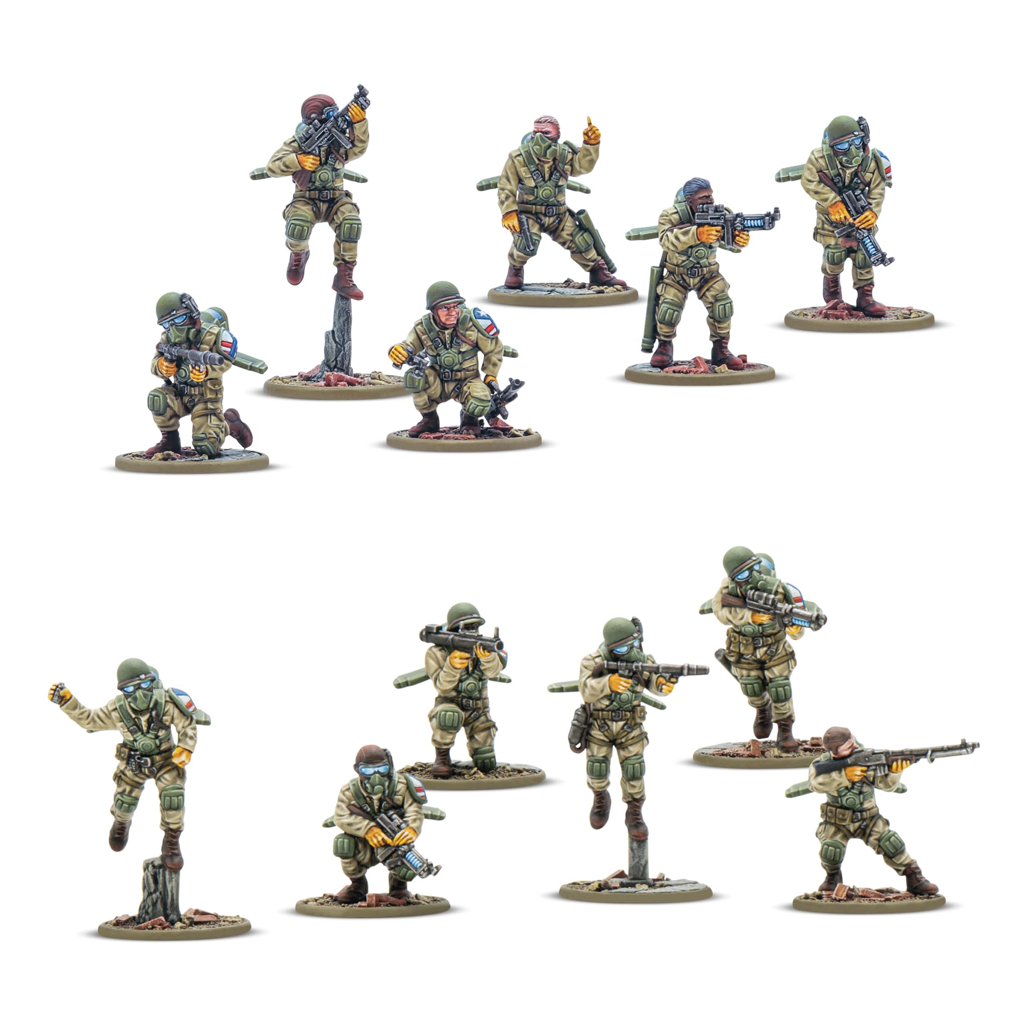 Warlord Games Konflikt 47 United States Starter Army - Sehr detaillierte Miniaturen im Maßstab 28 mm