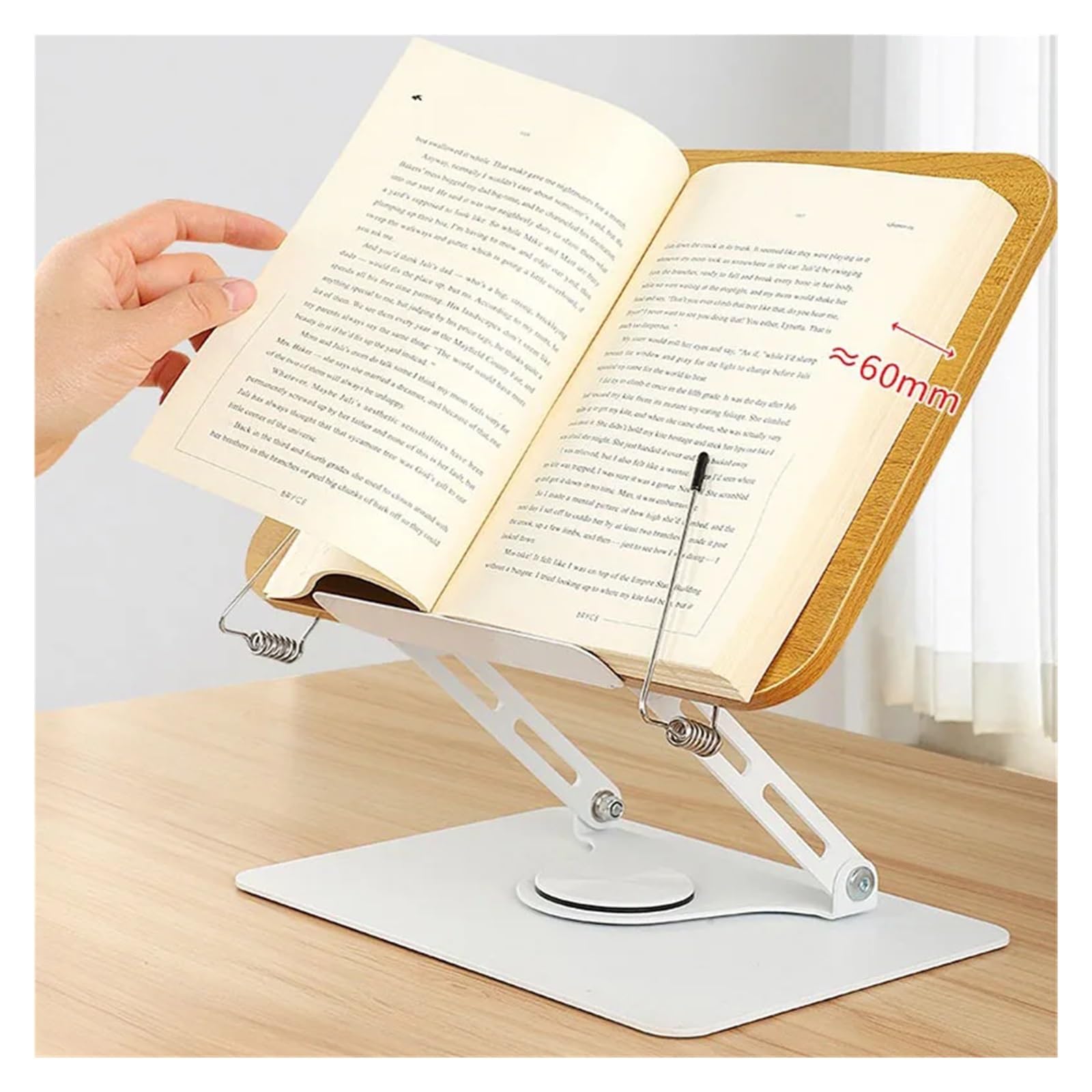 Atril de Lectura Reading Book Support Clamp Stand Rests Lecture for Lying Down