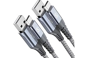 sweguard Micro USB Cable: 6.6ft Android Nylon Braided Charger Cord for Samsung...