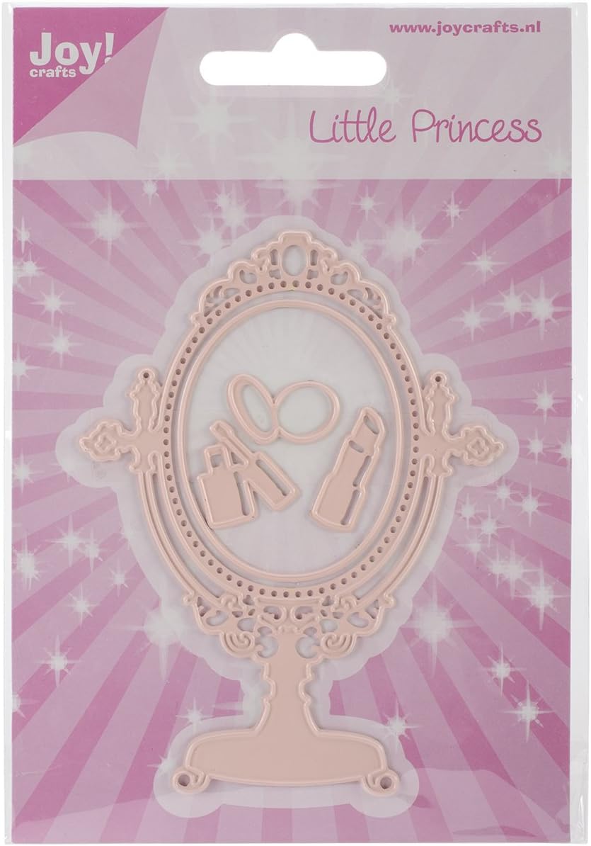 Crafts Joy! Cut and Emboss Die-Vanity Mirror with Makeup, 25 to 4-Inch
