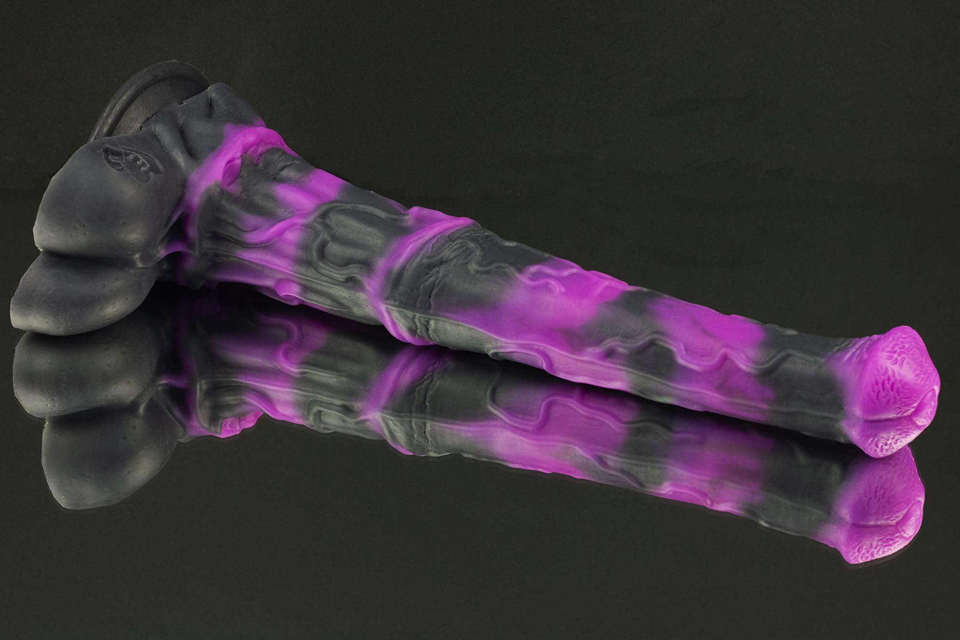 ES Huge Black Dong 42 cm Suction Cup Dildo Super Big Thick Erasexa Mustangeo Realistic Horse Dildos Platinum
