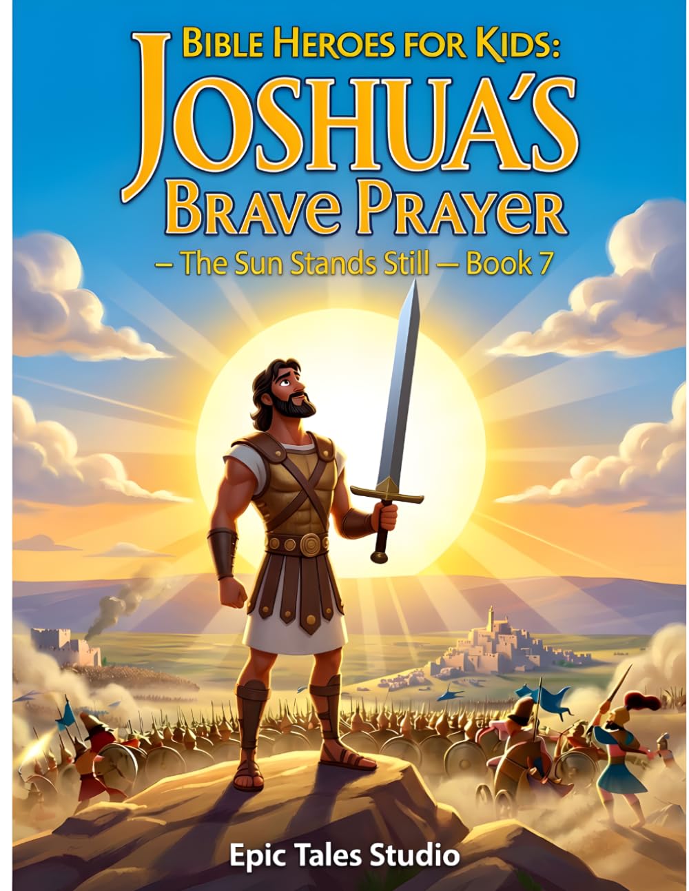 Bible Heroes for Kids: Joshua’s Brave Prayer – The Sun Stands Still Book 7: A Story of Faith, Courage, and Trusting God