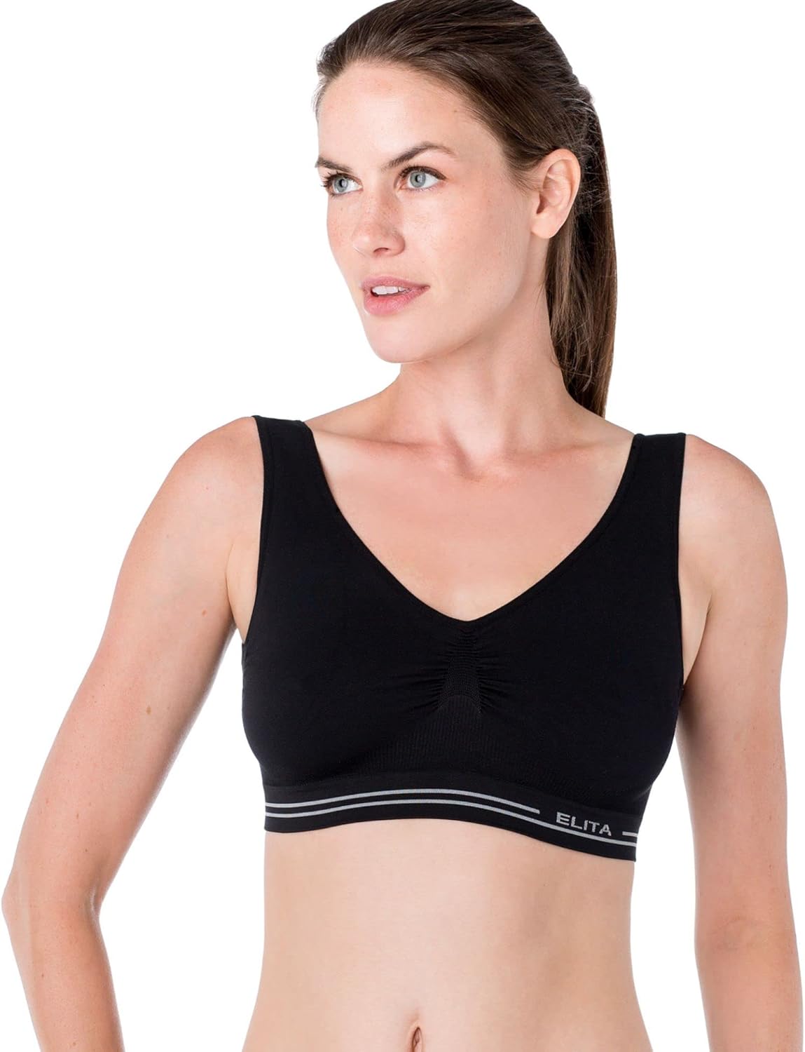 Elita Women's Seamless Molded Cup Bralette | Everyday Comfort