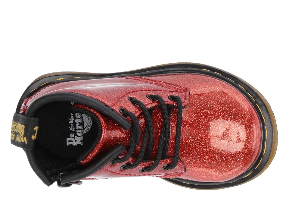 

Dr. Martens Kid's Collection 1460 Patent Glitter Infant Brooklee Boot (Toddler) (Red Multi Coated Glitter) Girls Shoes