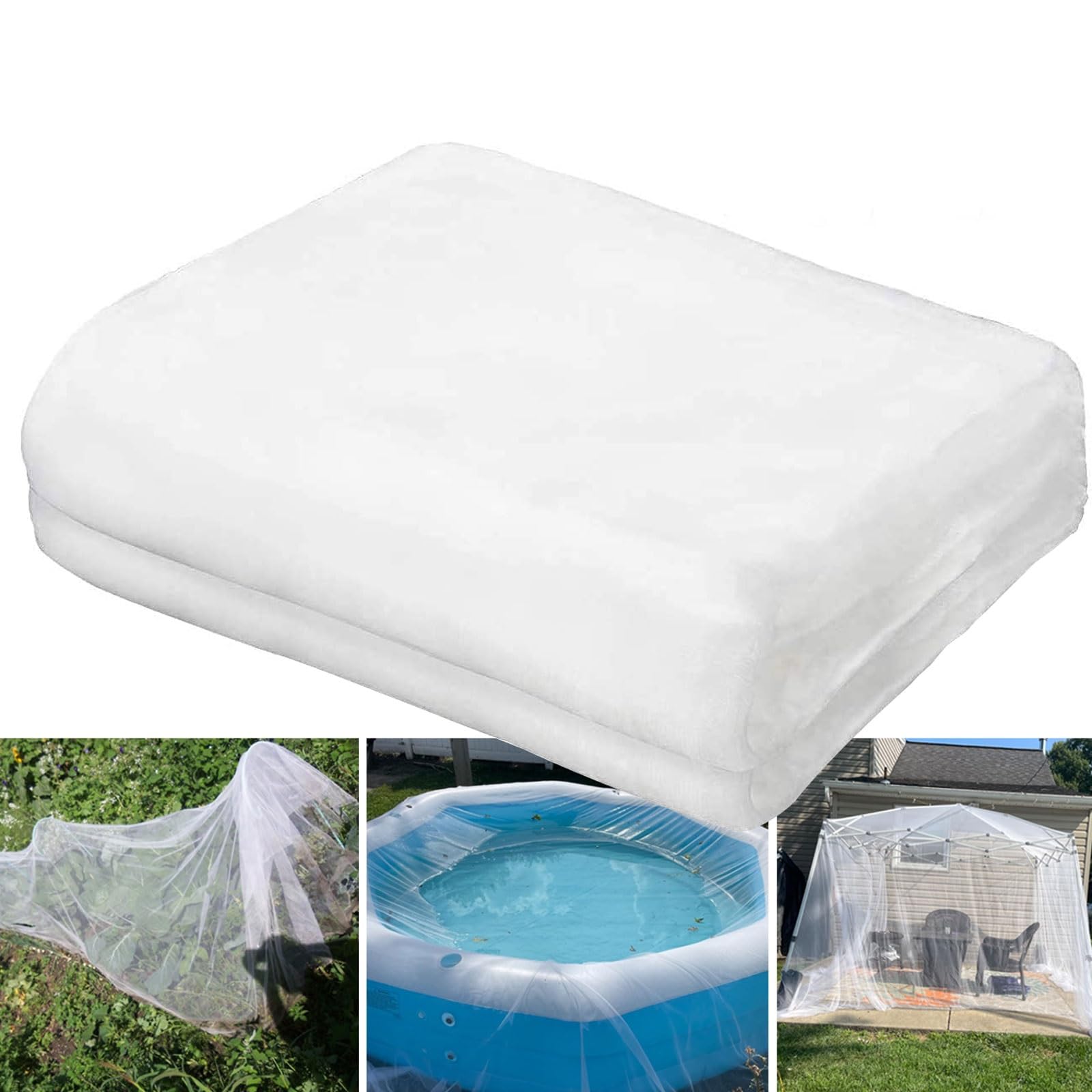 Filet anti-insectes de jardin en maille fine pour protéger les légumes, couverture durable contre les parasites, idéal pour les légumes et la protection des cultures