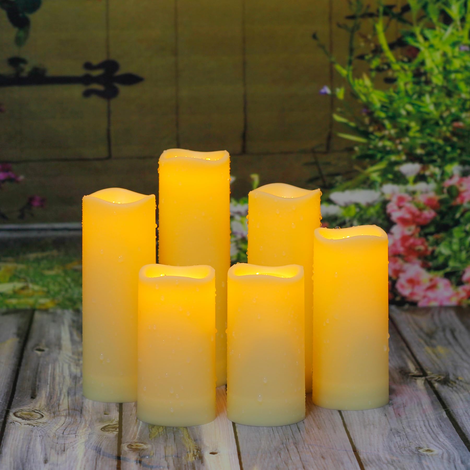 Candele Elettriche Tremolanti Mavandes - 10x30cm Con Telecomando, Timer E Effetto Fiamma Realistico - Foto 11