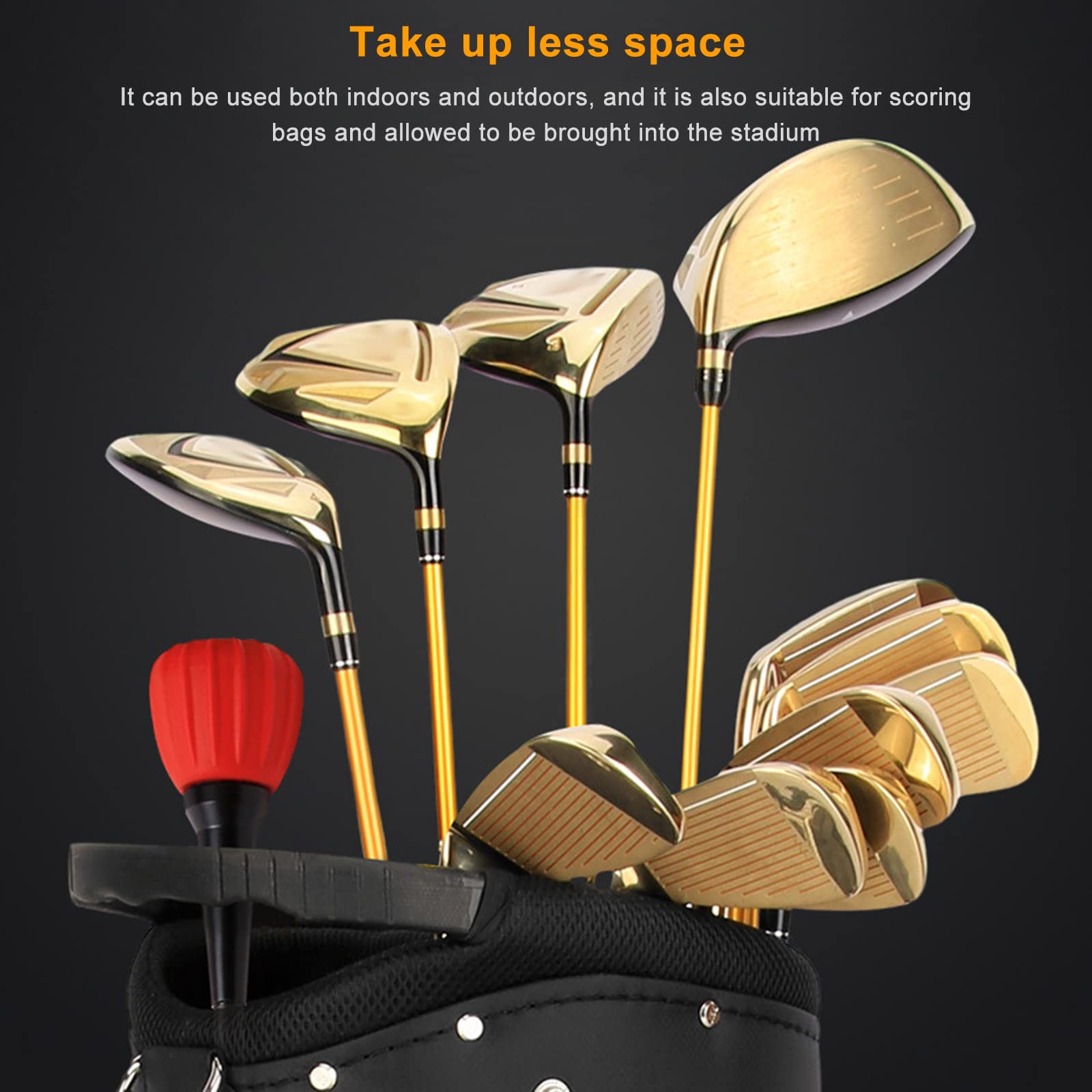 Bastone da Riscaldamento per Allenatore Altalena da Golf, Allenatore Altalena Regolabile a 6 Stadi per Forza Presa Tempo Flessibilità Tuta da Allenamento per Allenamento Indoor Chipping Colpire Acce