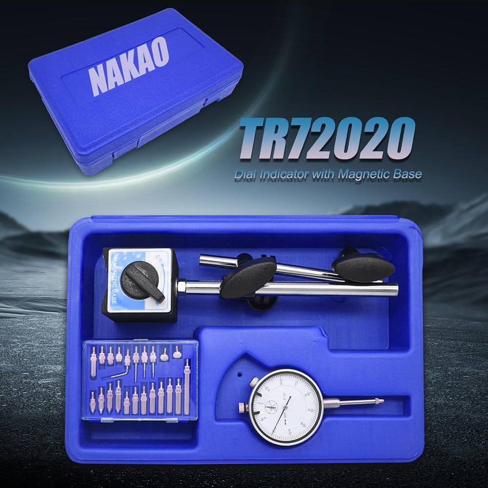 eyeknow74です Dial Indicator with Magnetic Base and Point Precision