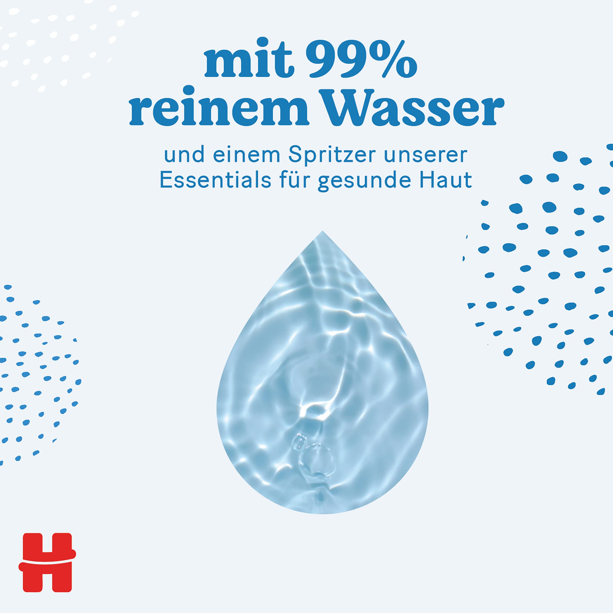 Huggies Feuchttücher Pure Baby Pflegetücher, 10er Pack (10x 56 Stück)