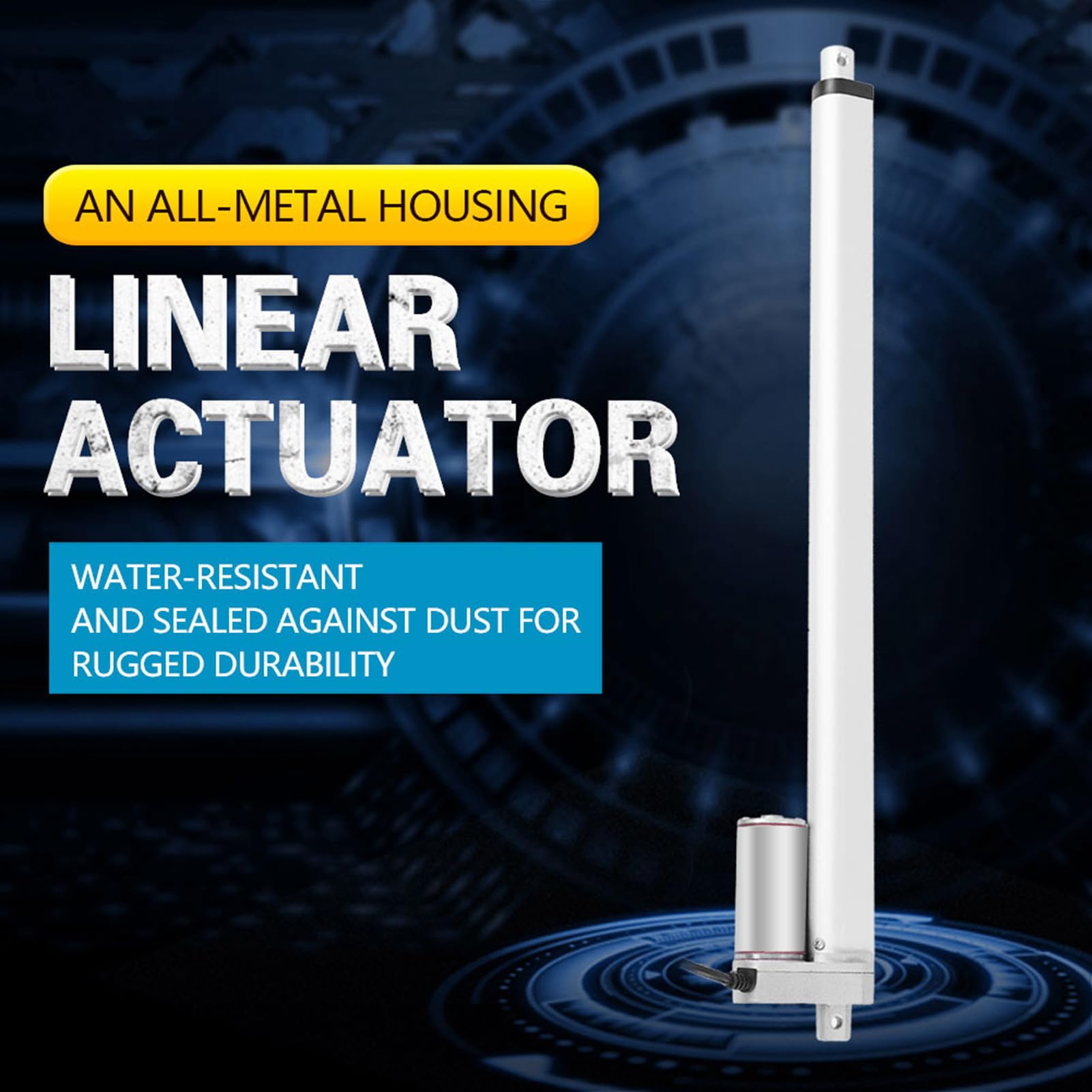 Linear Actuator Motor, Energy Efficient Electric Linear Actuator Putter, Motion Actuator Heavy Duty for Auto Car RV E-Door (Stroke 500mm)