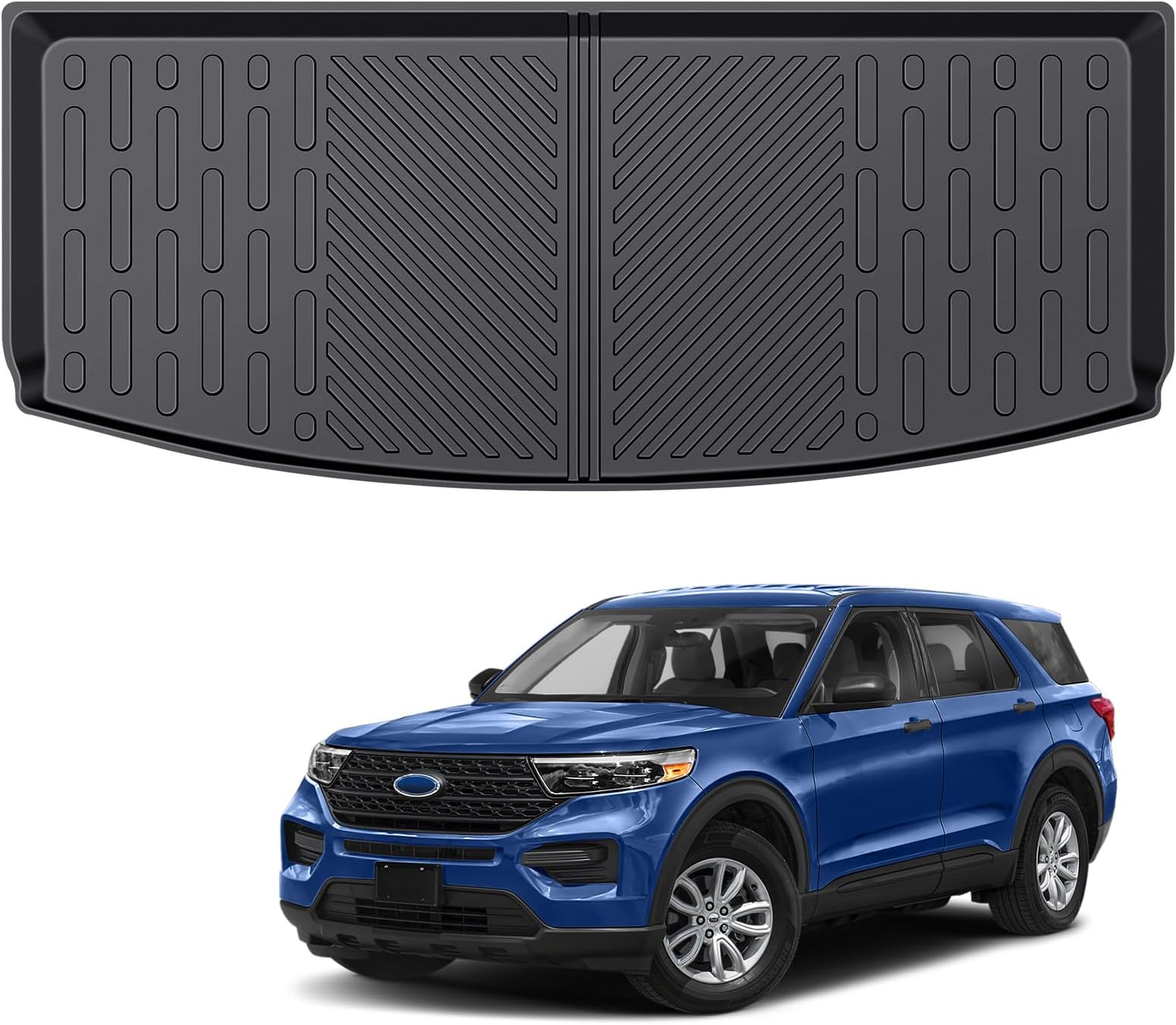 JTYZSM Rear Cargo Mat for 20202024 Ford Explorer 6&7 Seats