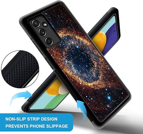 Miniatura 3 de CARLOCA Funda compatible con Samsung Galaxy A13 5G, diseño gráfico Space Cosmic Eye Identity, a prueba de golpes, antiarañazos, de acrílico duro