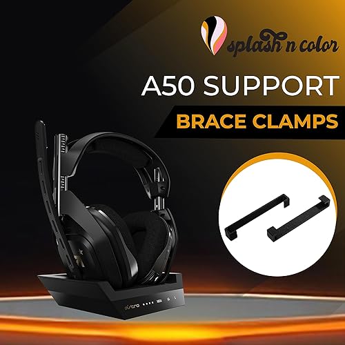 Miniatura 4 de Las abrazaderas de soporte A50 mejoran para amortiguar  Mejora la comodidad de tus auriculares con un ajuste duradero y seguro  Compatible con Astro