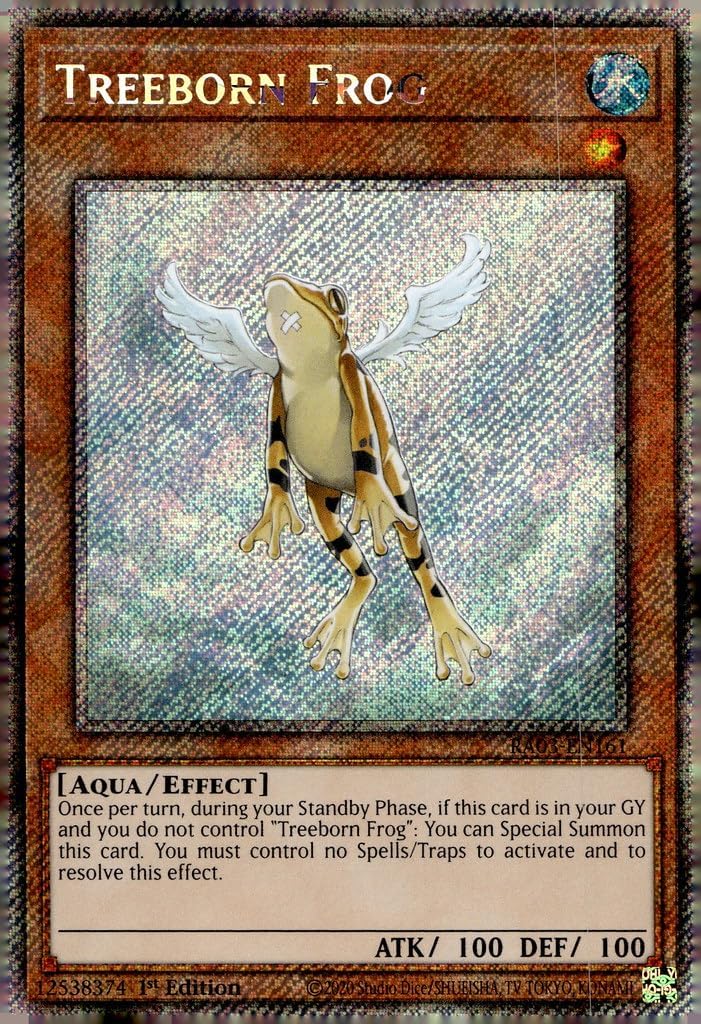 Treeborn Frog (Platinum Secret Rare) - RA03-EN161 - Platinum Secret Rare - 1st Edition