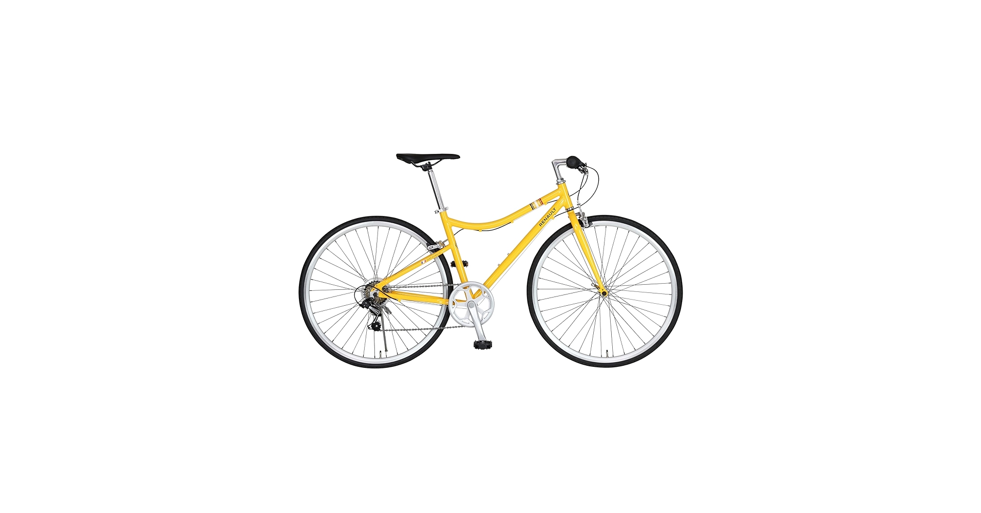 ルノー(RENAULT)700C シマノ6速 アルミ 440mm YELLOW Amazon | RENAULT(ルノー) AL-CRB7006LP ブラック クロスバイク