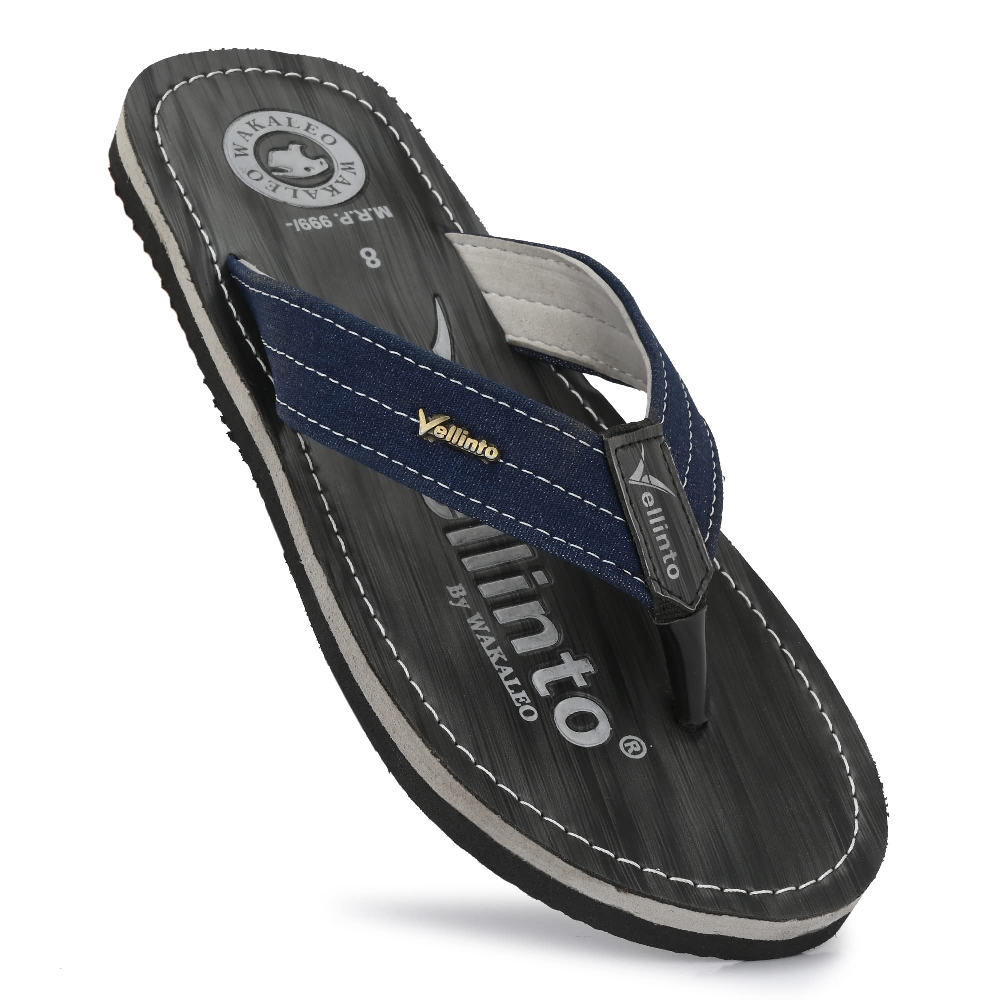 Vellinto ® Mens Flip-Flops and House Slippers - Black (B0B57PWWWB) Amazon Price History, Amazon Price Tracker
