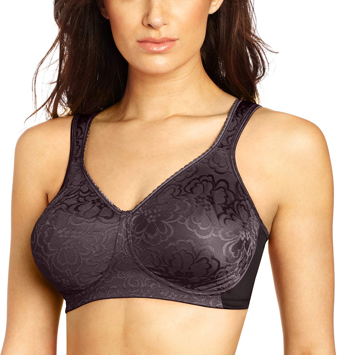 Playtex Women's 18 Hour Ultimate Lift and Support Wire Free Bra, Black, 36B