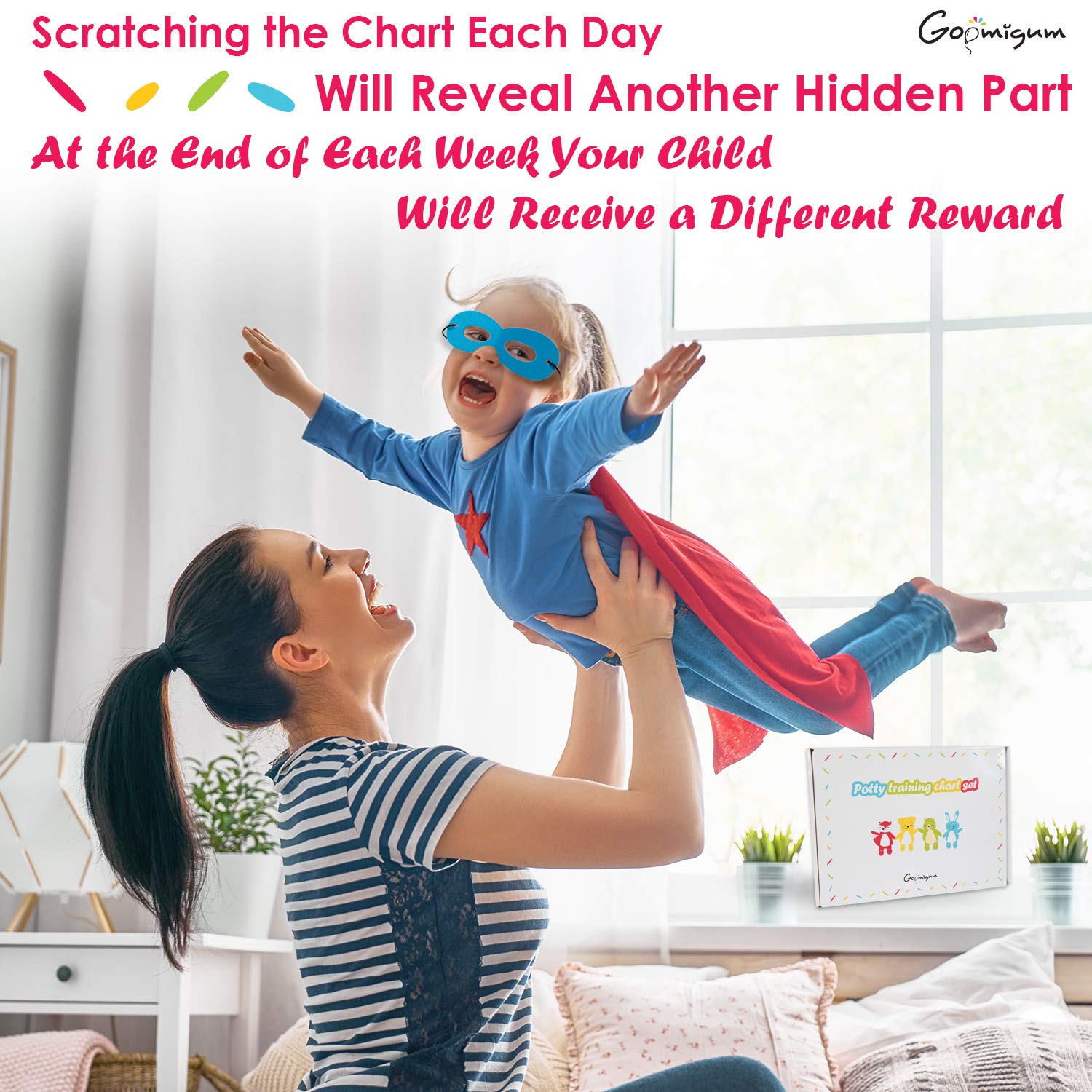 Potty Training Scratch Chart with Accessories Toilet Training Program