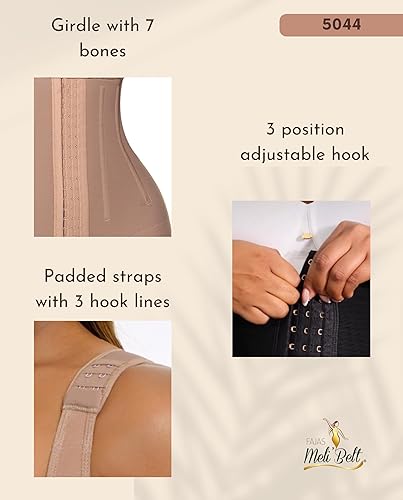 Miniatura 4 de FAJAS MELI'BELT 50445043 Chaleco 7 Huesos Faja Chaleco Colombiano Alta Compresión