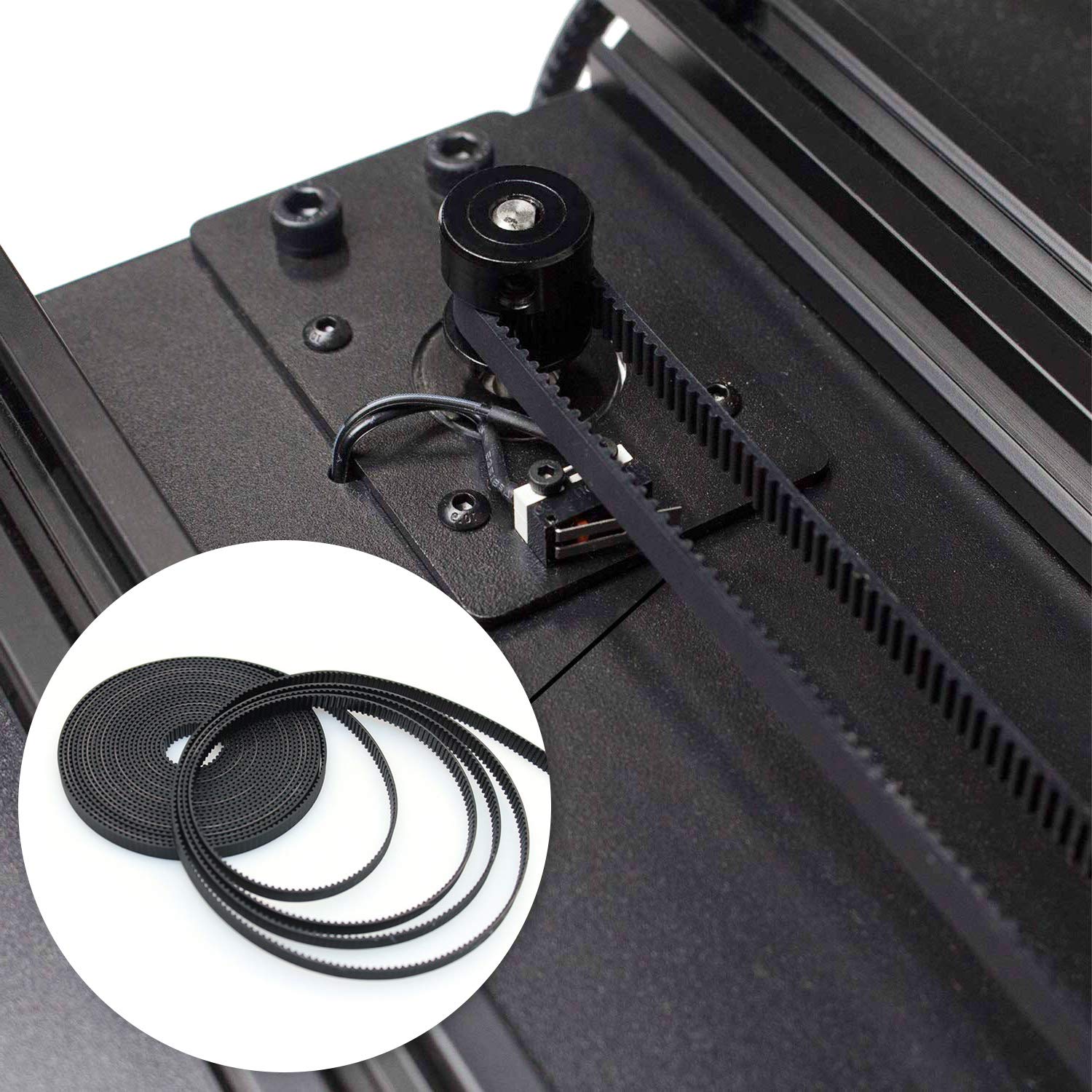 Cinghia Dentata GT2 6mm X 5m Per Stampante 3D - Passo 2mm