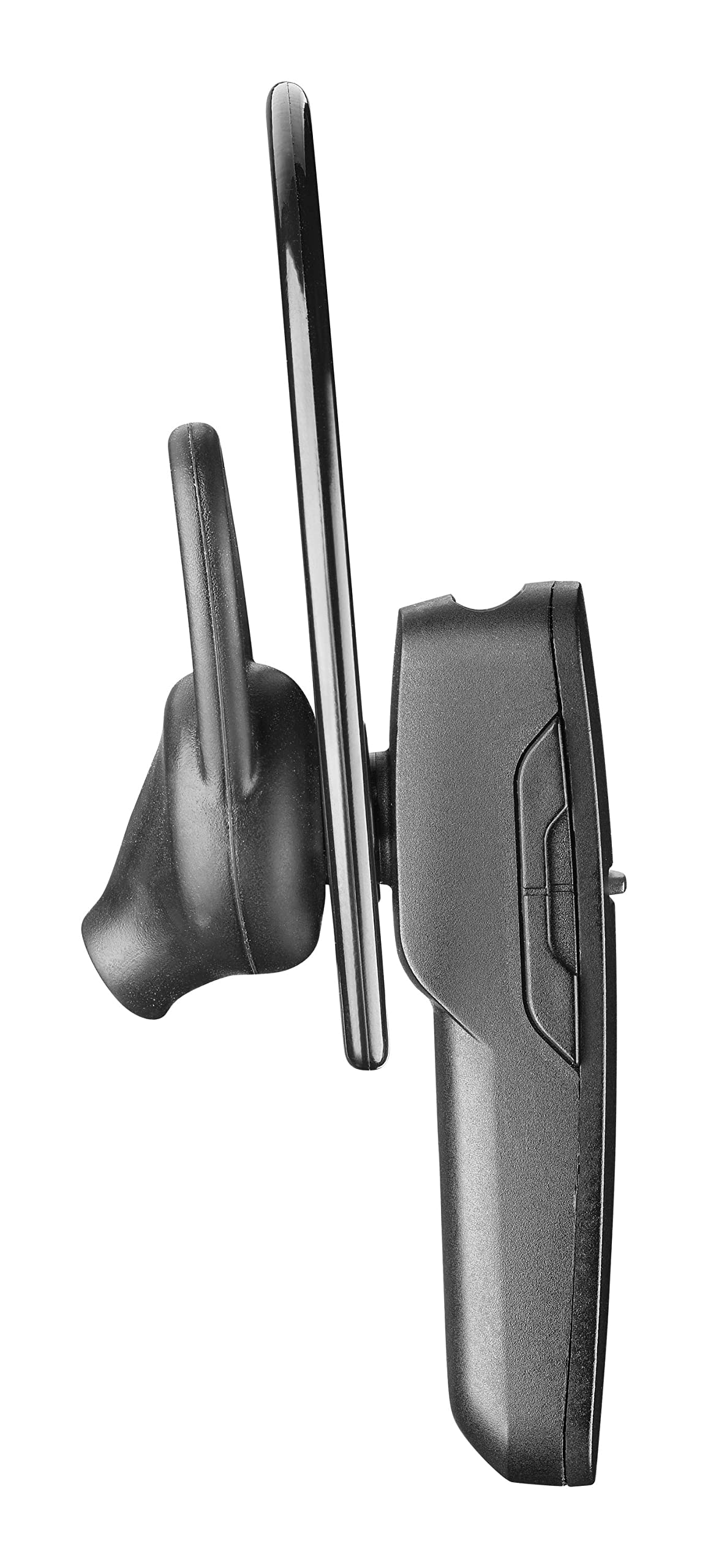 cellularline | SLEEK | Auricolare Mono Bluetooth® ergonomico - Talk Time 5.5 ore - Play Time 6 ore - Charging Time 1.5 ore - Dotato di assistente vocale - Nero