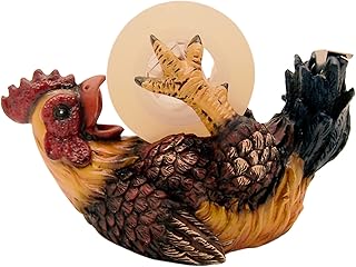 Rooster Tape Dispenser, Farmhouse Office Decor, Funny Office Supplies, Unique Desk Accessory, 5.5 Inches