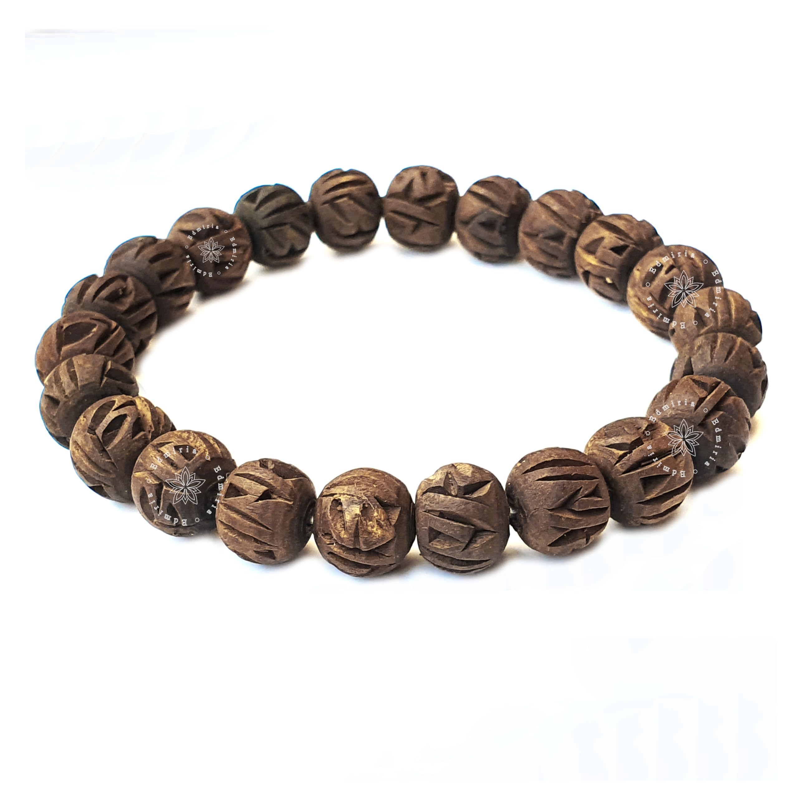 See full amazon price history chart for EDMIRIA Coloured Holi Tulsi Round Raw Rough Carved Beads Bhakti Yoga Meditation Iskcon Stretchable Bracelet for Men and Women (Dark Brown Radha Carved Beads) EDMIRIA Coloured Holi Tulsi Round Raw Rough Carved Beads Bhakti Yoga Meditation Iskcon Stretchable Bracelet for Men and Women (Dark Brown Radha Carved Beads) (B0C2YWR78C) Amazon Price History, Amazon Price Tracker