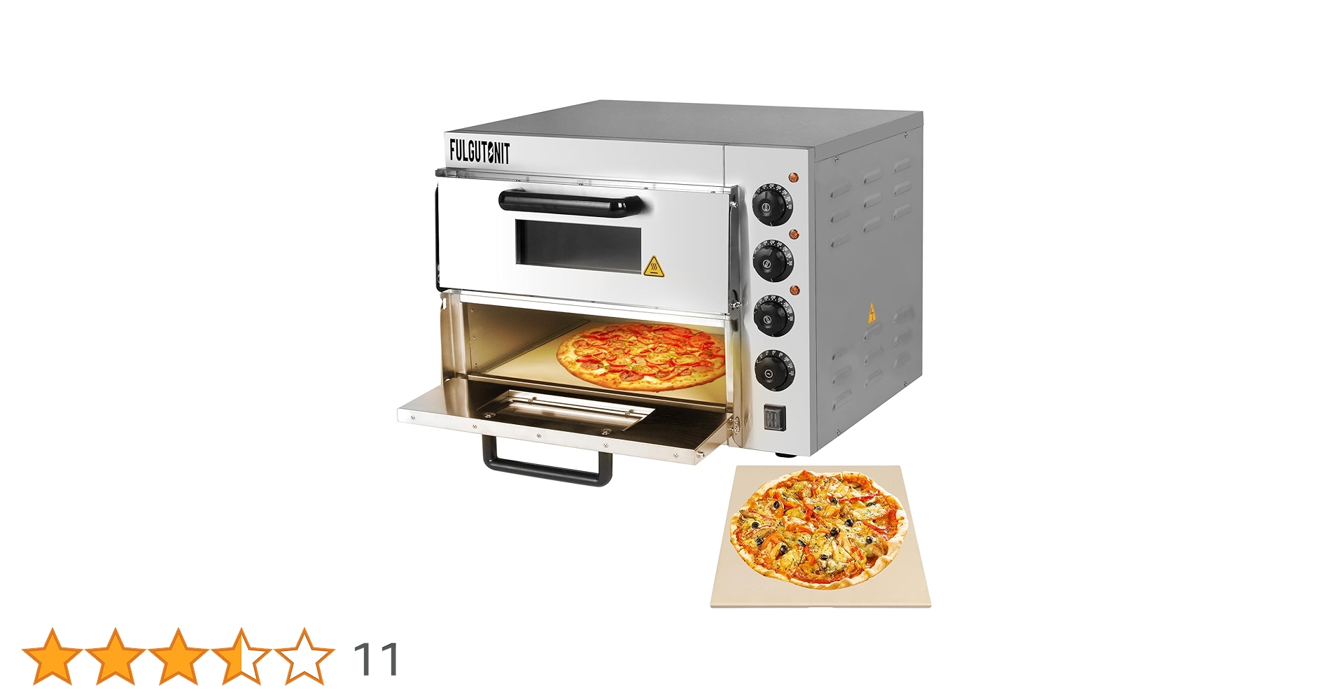 業務用 電気ピザオーブン 二層 50~300℃調整可能 卓上 アウトレット Amazon.co.jp: Fulgutonit ピザオーブン 業務用 電気ピザオーブン 二層