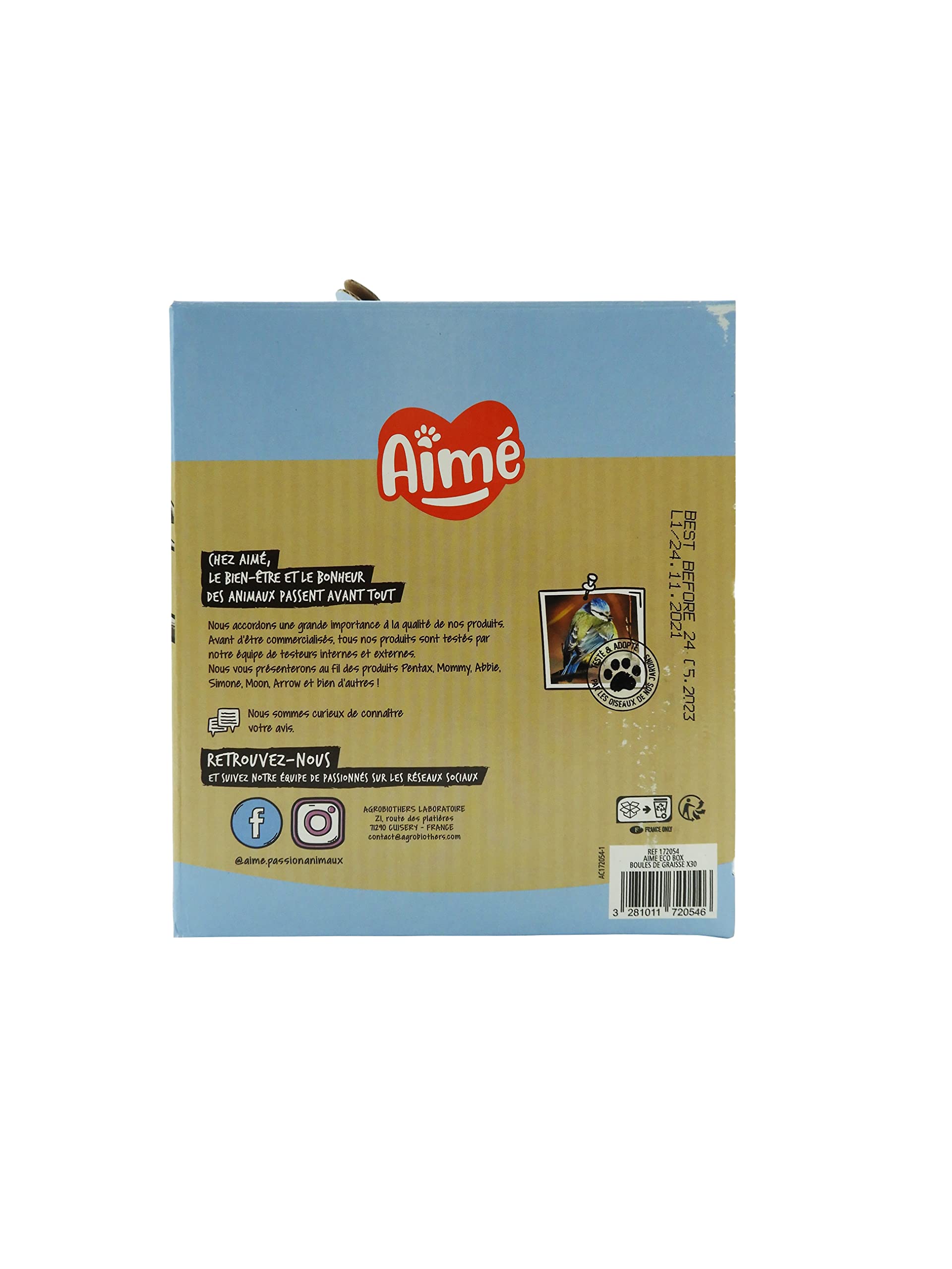Aimé Eco Box Tłuszczowe kulki x 30