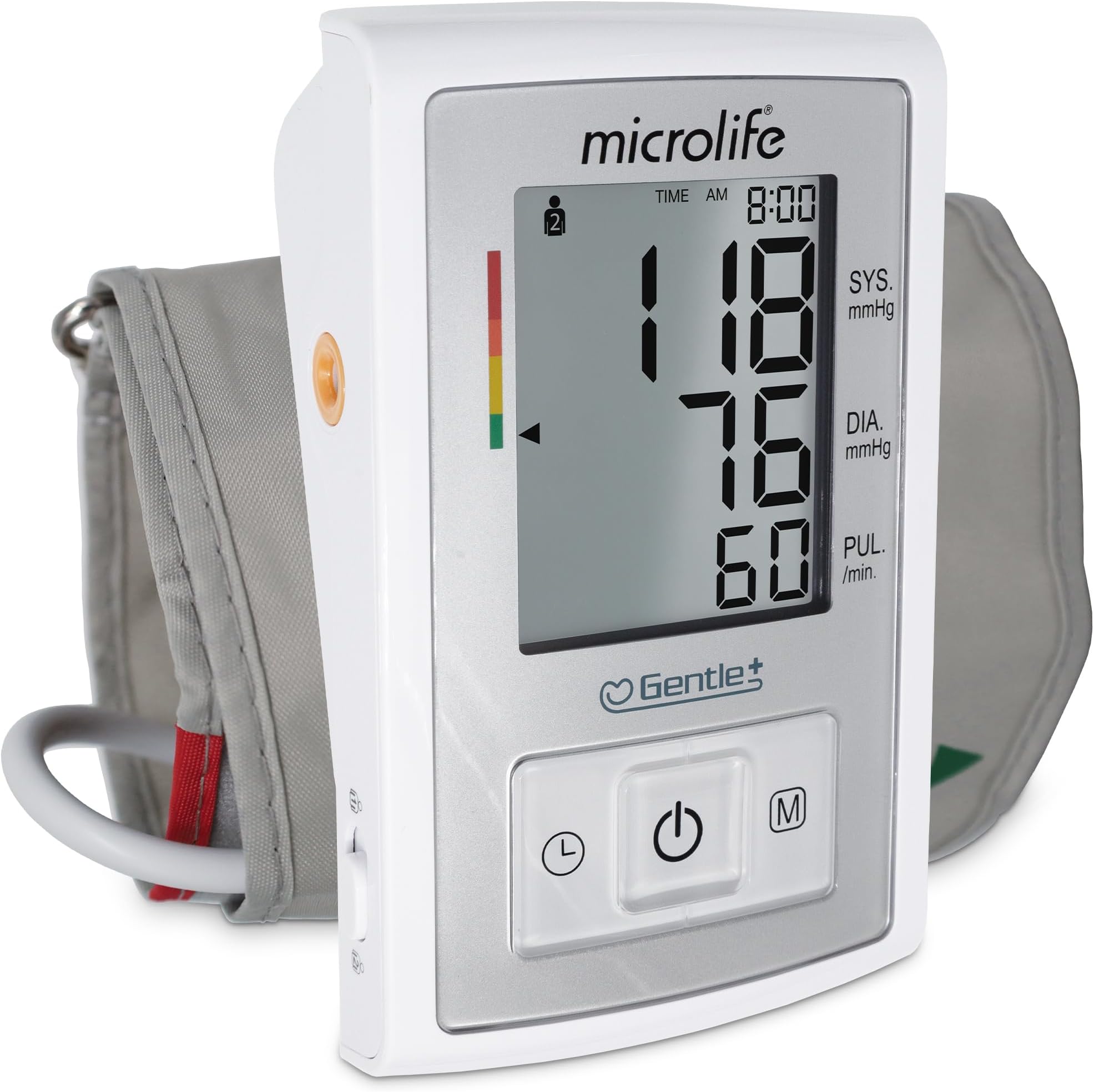 Series 500 Automatic Upper Arm Blood Pressure Monitor for 2 Users, Stores Up to 198 Results, Wide-Range Cuff Fits Adult Arms <16.5 in (Size M – L), Smart Tracking Software