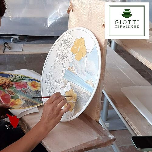 Miniatura 9 de Italian Ceramic dinnerware plate Lemon Orange Design - 11 1/2 inchs Hand Painted dish for Kitchen - Made in ITALY Tuscany - Italian Pottery dinner