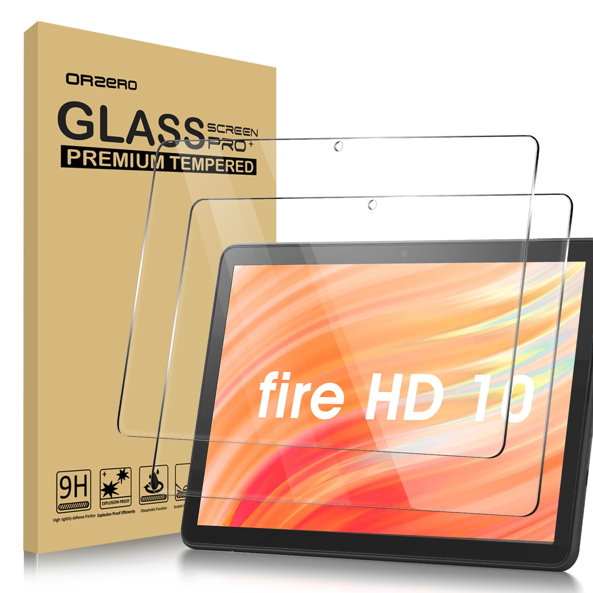 Amazon | Newzerol【2枚】For HD 10 2023 10.1インチ専用強化