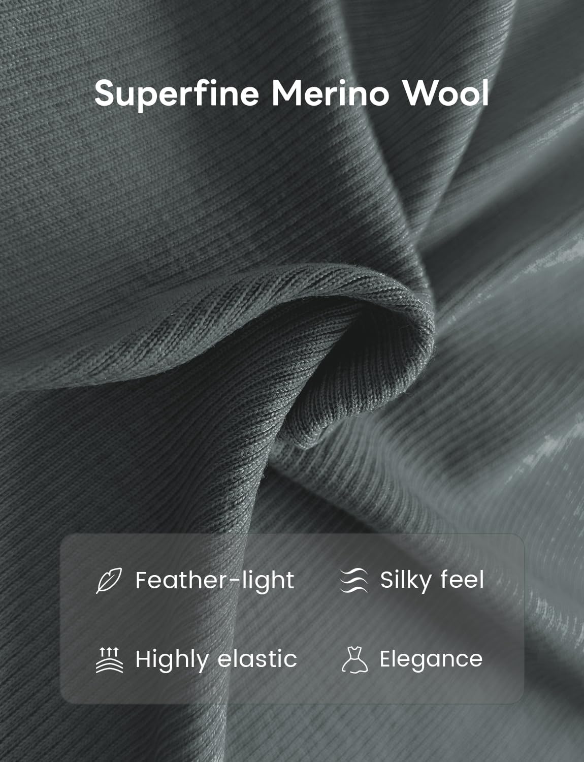 Women's 100% Merino Wool Sweater Women Cardigan, Lightweight Button Down V Neck Long Sleeve All Season Travel - Image 4