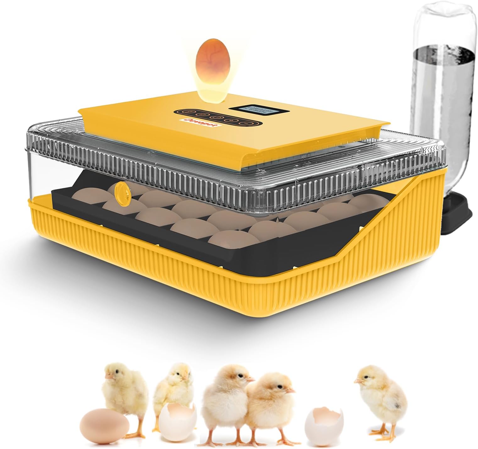 25 Eggs Incubator, Incubators for Hatching Eggs, Incubator with Automatic Egg Turning and Humidity Control, Egg Candler, Auto Water Replenishment, for Hatching Quail, Chicken, Duck, Goose Eggs