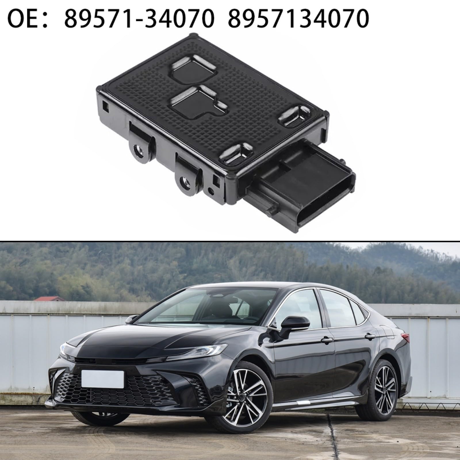 1 módulo de control de bomba de combustible para Toyota para TUNDRA 2010-2021 8957134070 6 pines ABS, pieza de repuesto de metal negro, reparación directa del motor