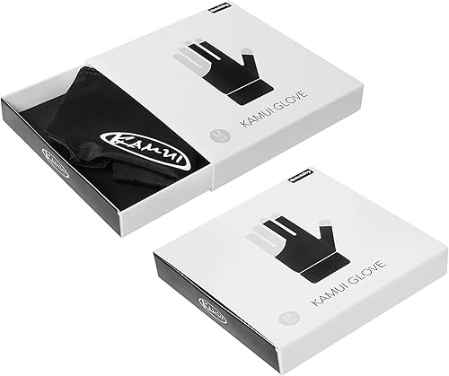 Miniatura 5 de KAMUI Guante de billar - Secado rápido - para mano izquierda (negro, XXL)