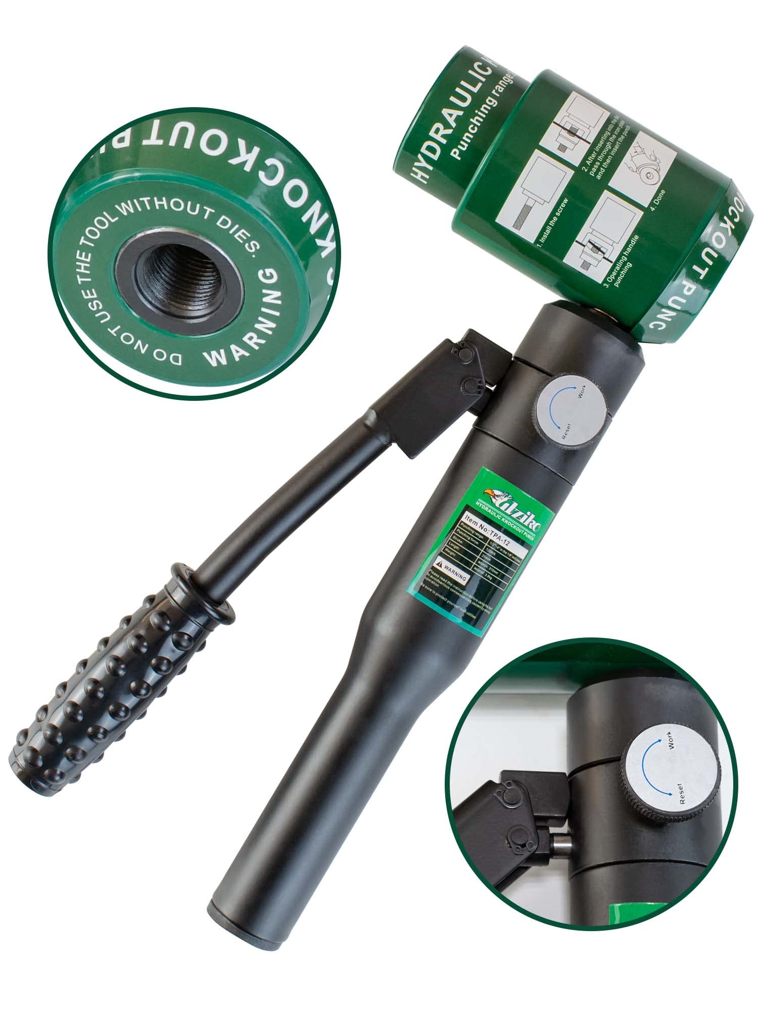 2-1/2" Conduit Punch And Die For Hydraulic Knock Out Driver 3/4"-16UN ThreadC